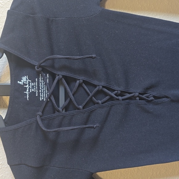 NWOT Intimately Free People Lace Up Fitted Top. XS/S - Picture 4 of 7